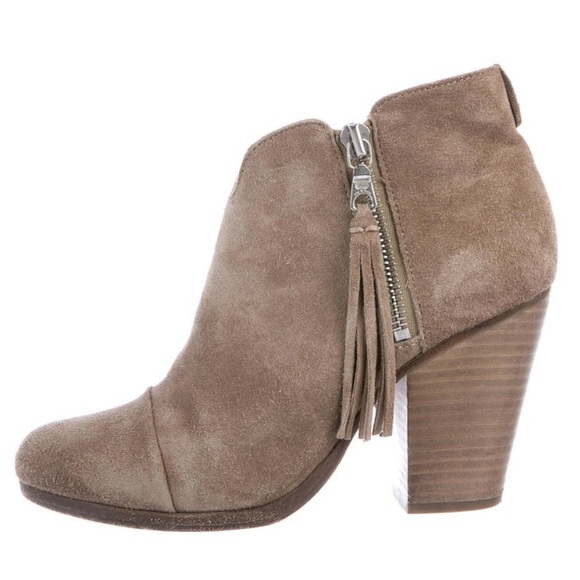RAG & BONE Margot Side-zip Suede Ankle Boot - Picture 3 of 12